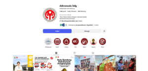 screenshot akun instagram dekranasda kota bandung